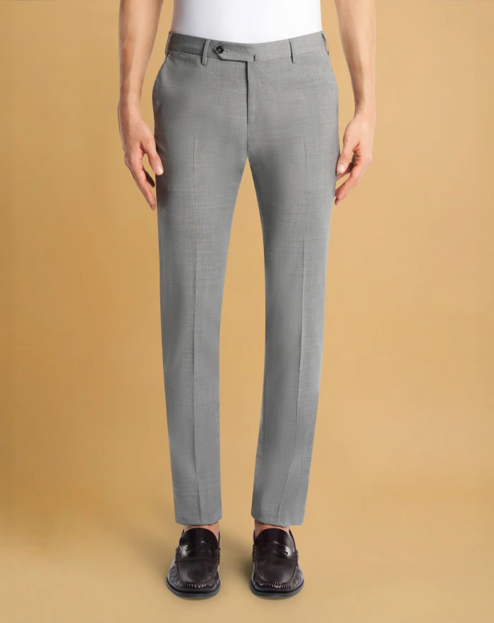 Superslim trousers in stretch techno fabric