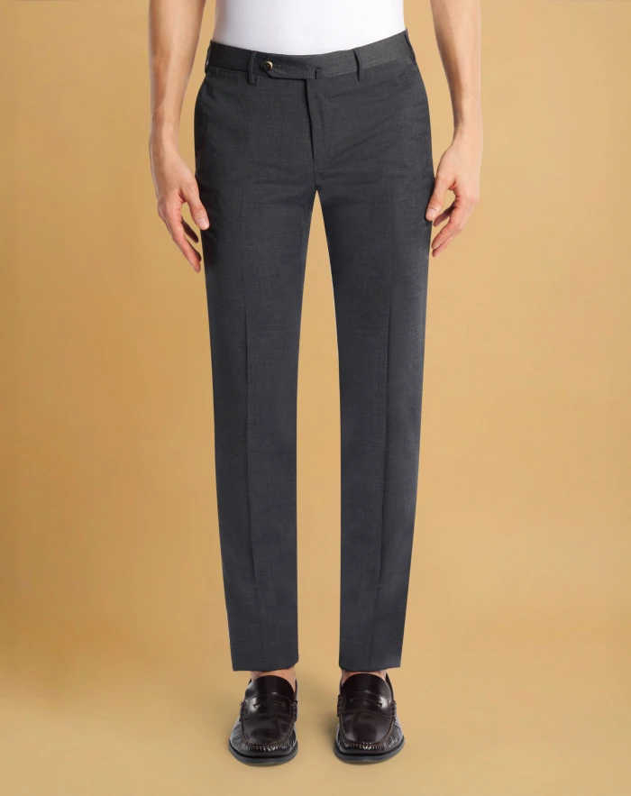 Superslim trousers in stretch techno fabric