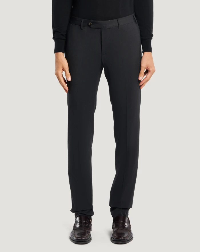 Superslim trousers in techno wool