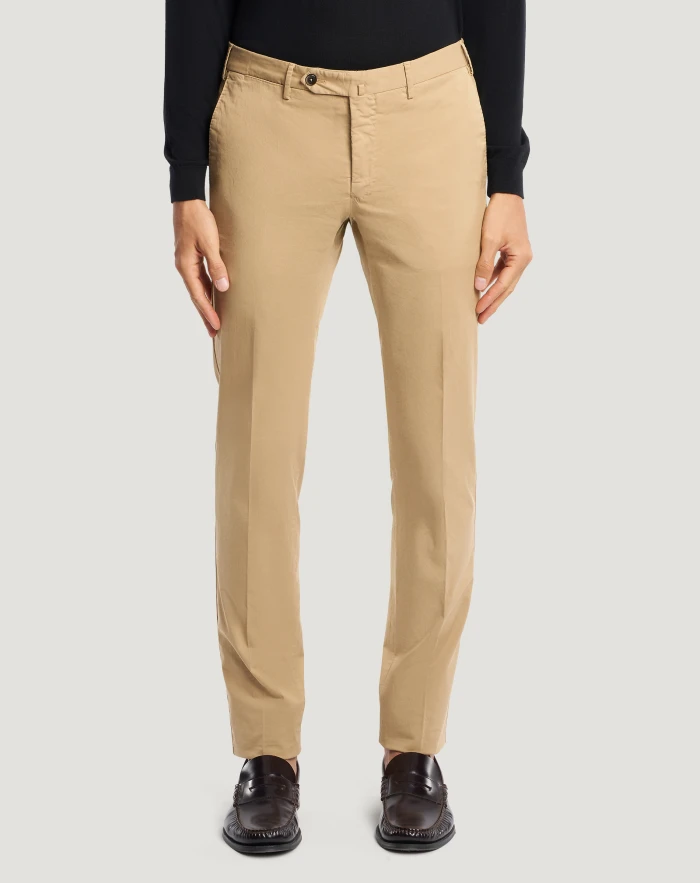 Superslim stretch gabardine trousers