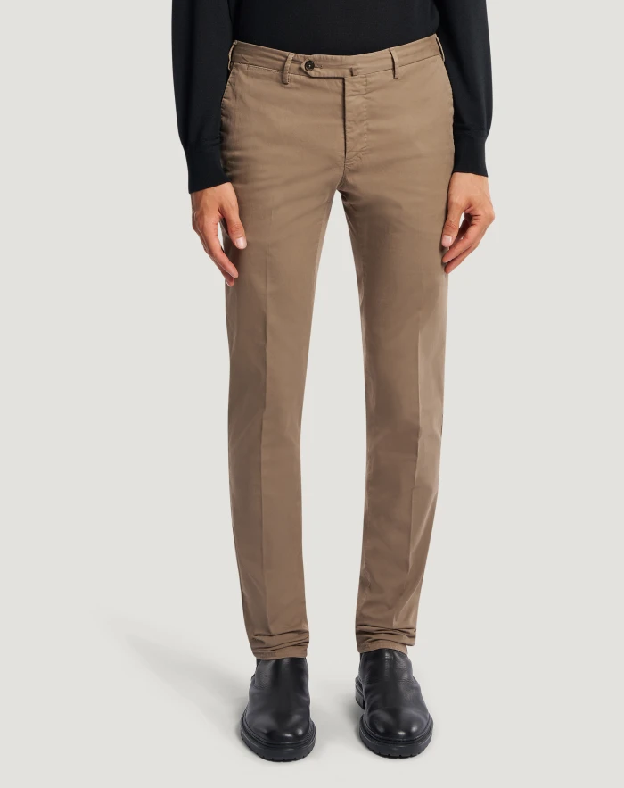 Superslim stretch gabardine trousers