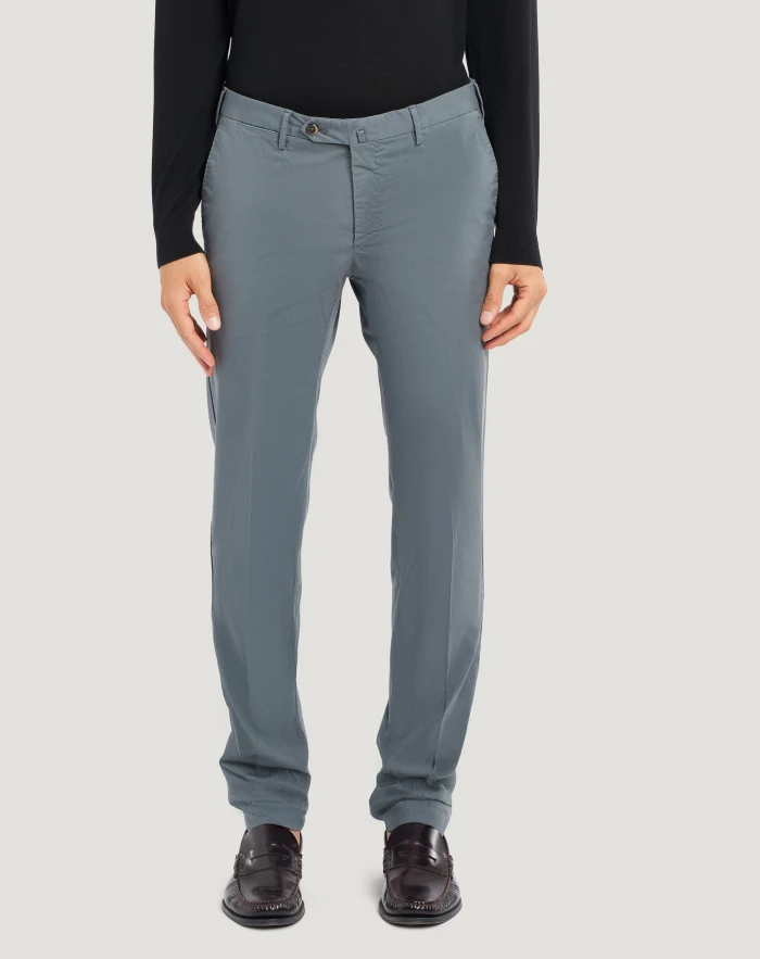Superslim stretch gabardine trousers