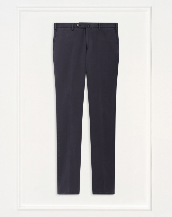 Super-slim trousers in stretch satin