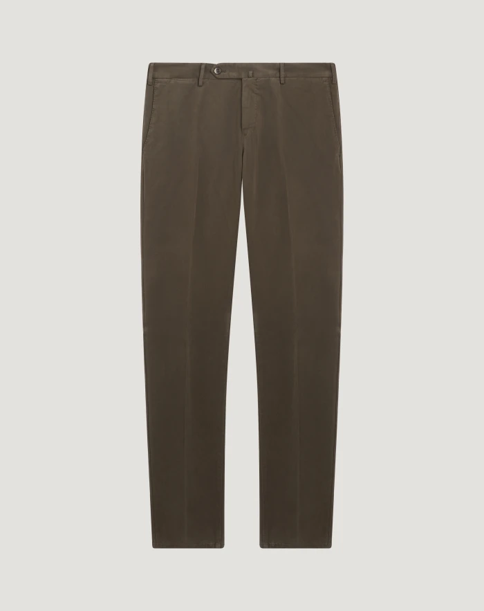 Superslim stretch gabardine trousers