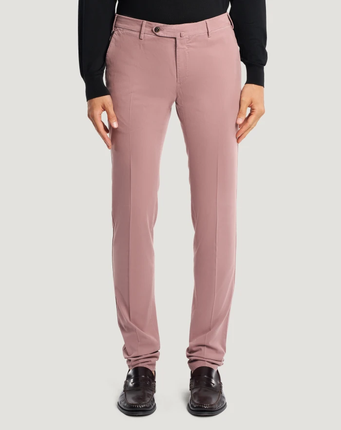 Superslim stretch gabardine trousers