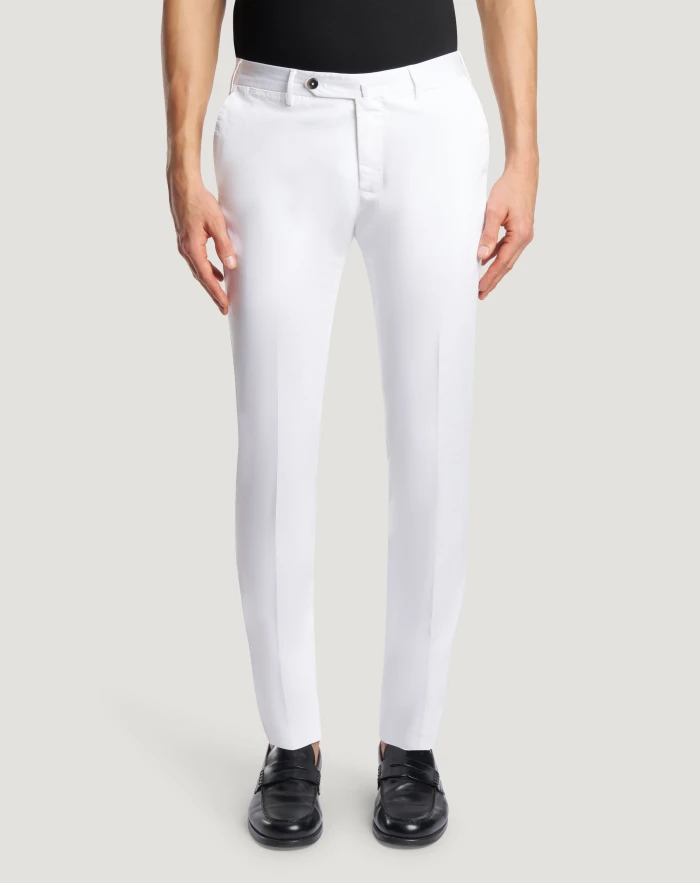 Superslim trousers in stretch gabardine
