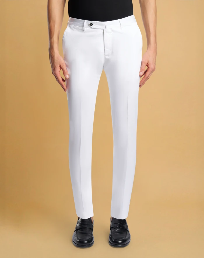 Superslim trousers in stretch gabardine