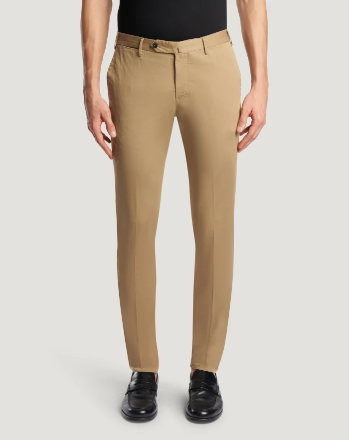 Superslim trousers in stretch gabardine