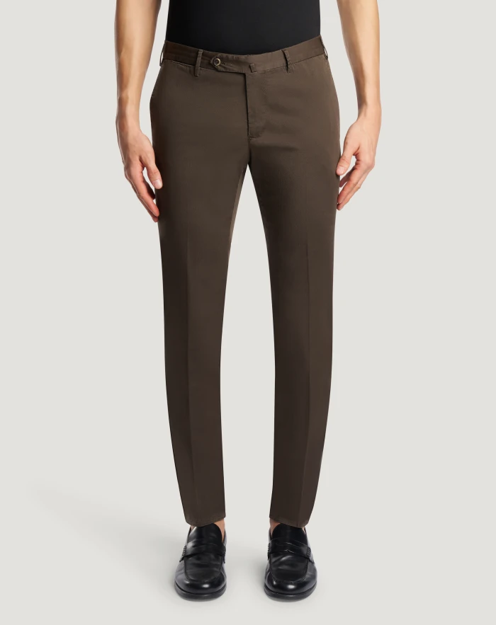 Superslim trousers in stretch gabardine