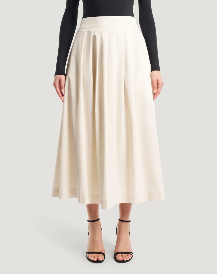 Doris skirt in techno poplin