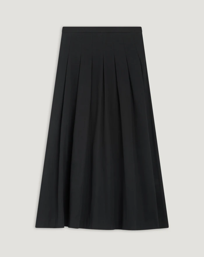 Rock Mirna aus Stretch-Gabardine