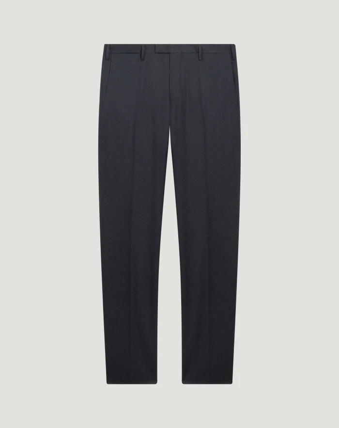 Skinny flannel trousers