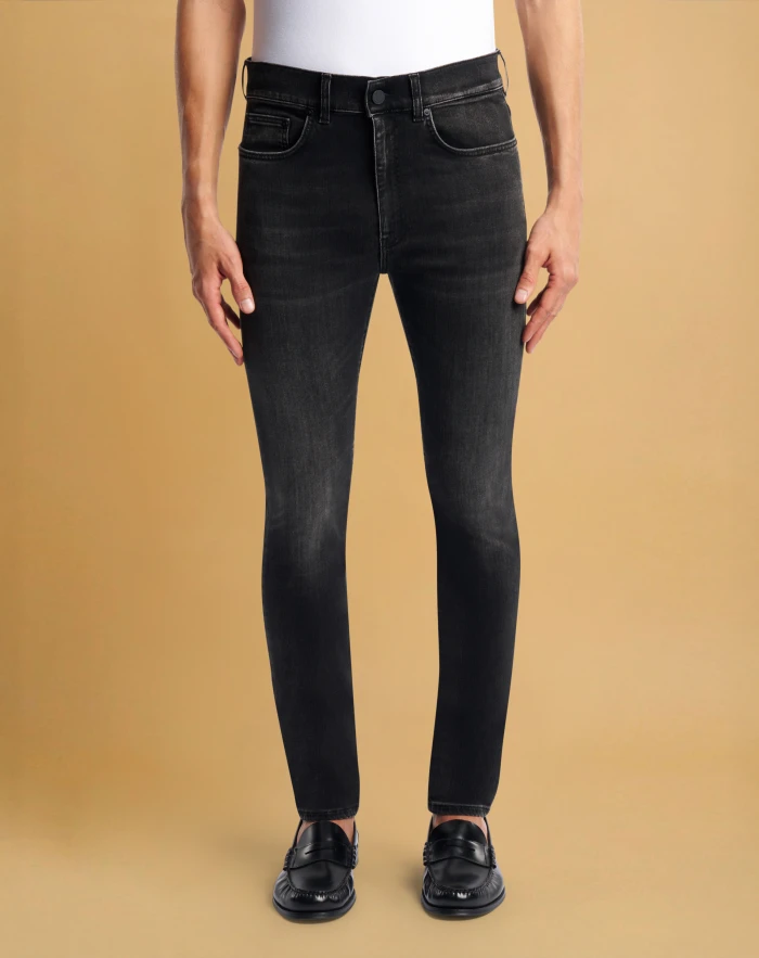 Mick jeans in black stretch denim