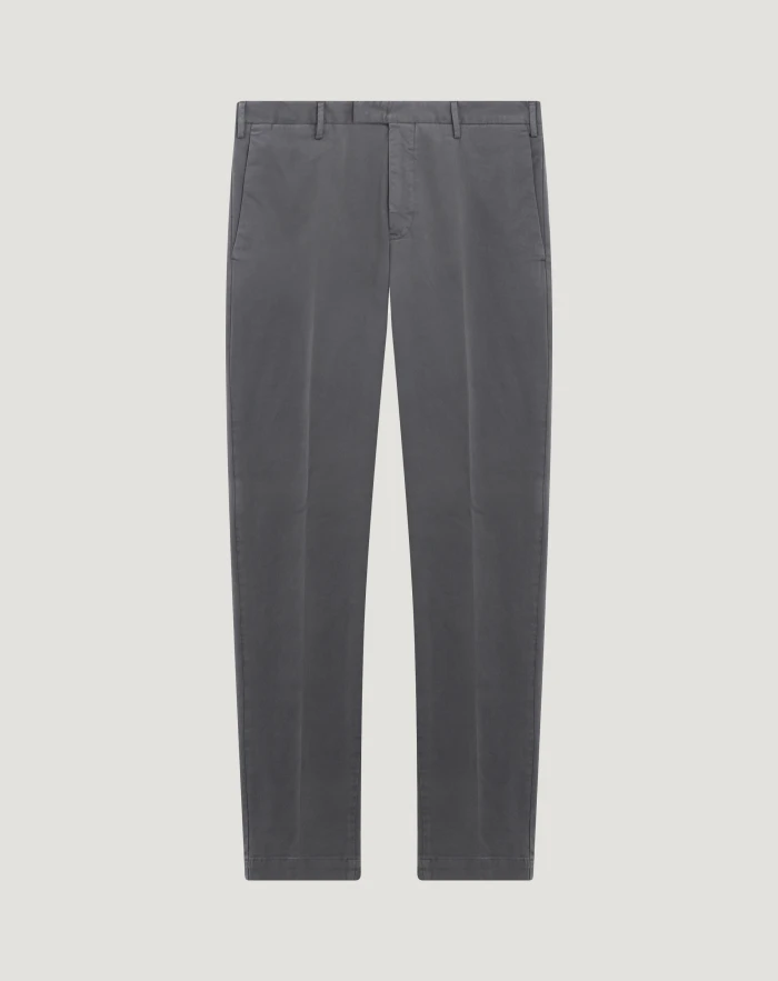 Skinny trousers in stretch gabardine