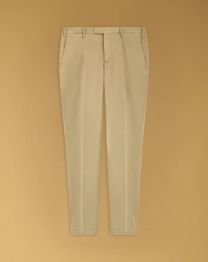 Skinny satin trousers