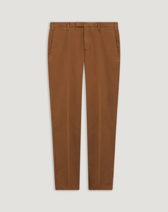 Skinny satin trousers