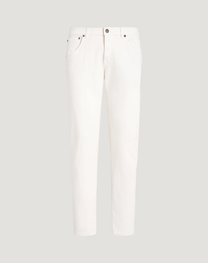 Jeans Breakbeat aus Denim in Superwhite