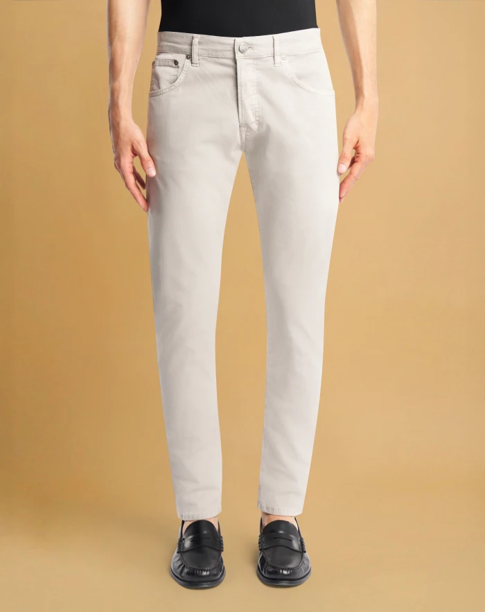Breakbeat trousers in stretch cotton