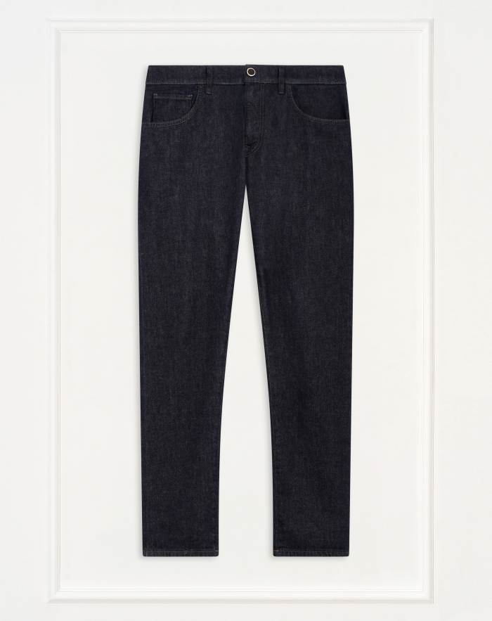 Breakbeat Zip jeans in stretch denim