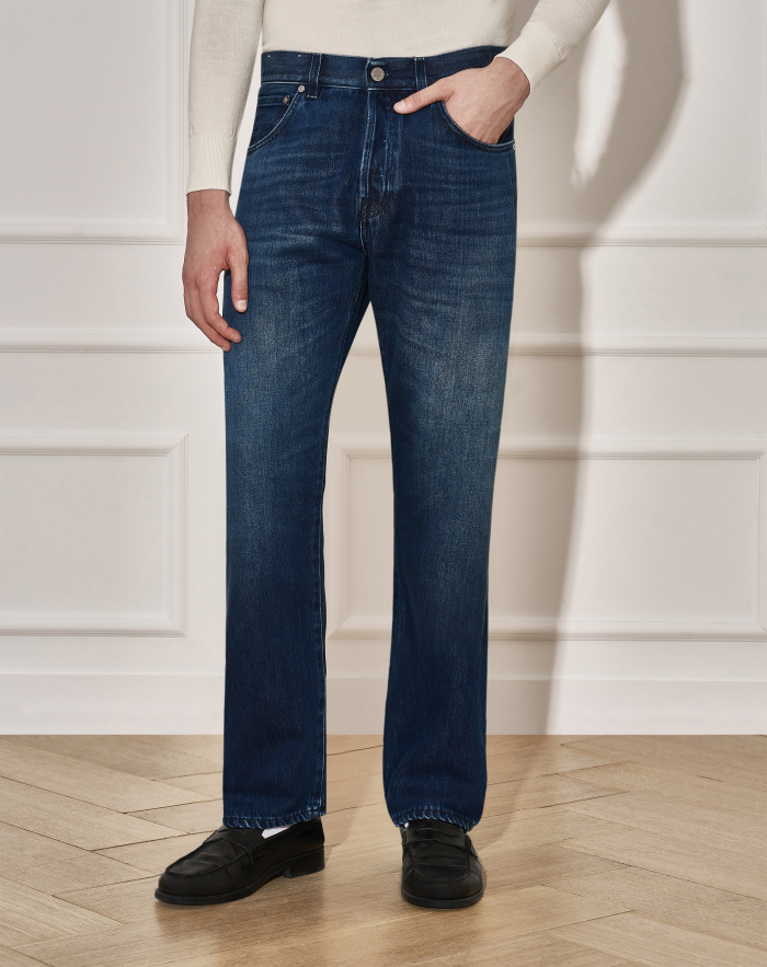 Relax jeans in fluid denim