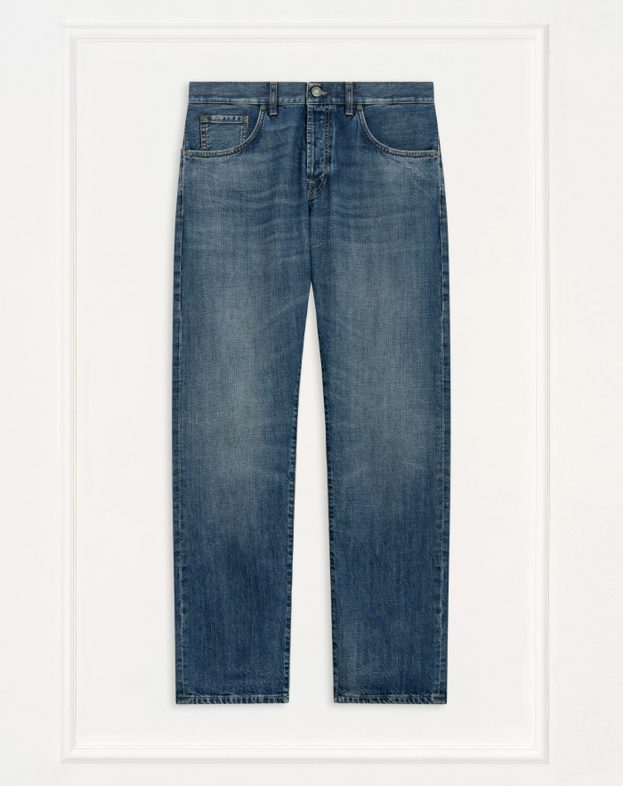 Relax jeans in rigid denim