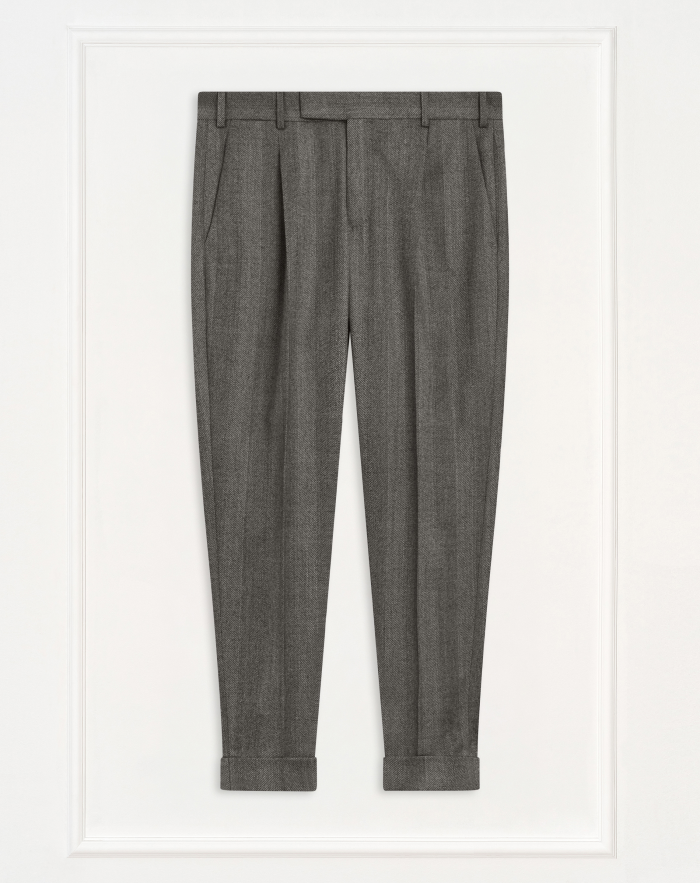 Rebel trousers in wool flannel
