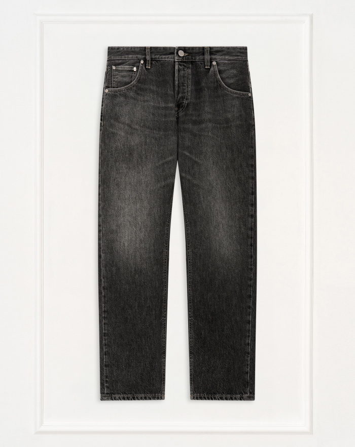 Rebel jeans in black rigid denim