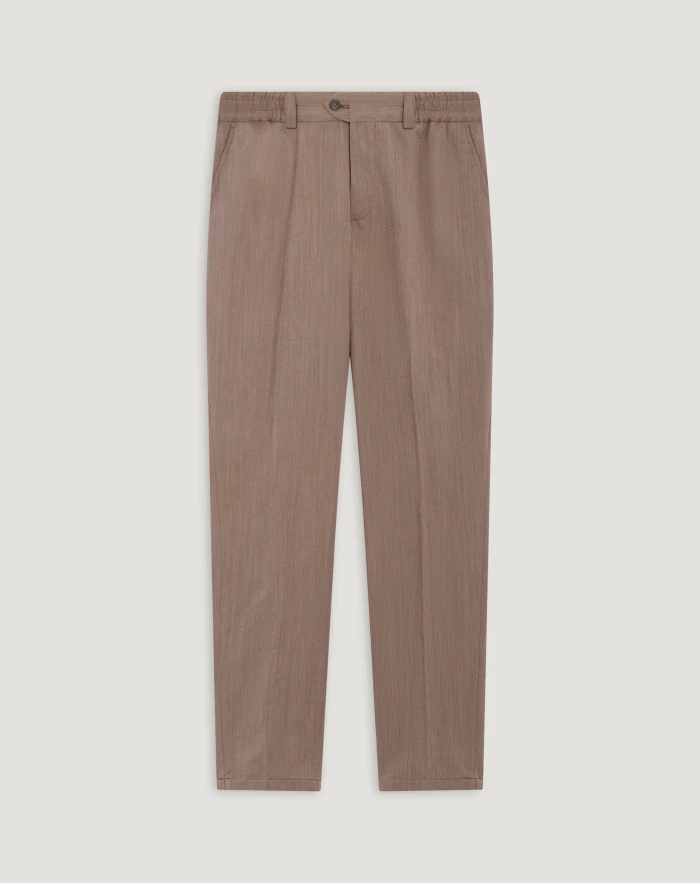 The Rebel trousers in wool and cotton