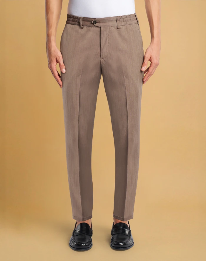 The Rebel trousers in wool and cotton