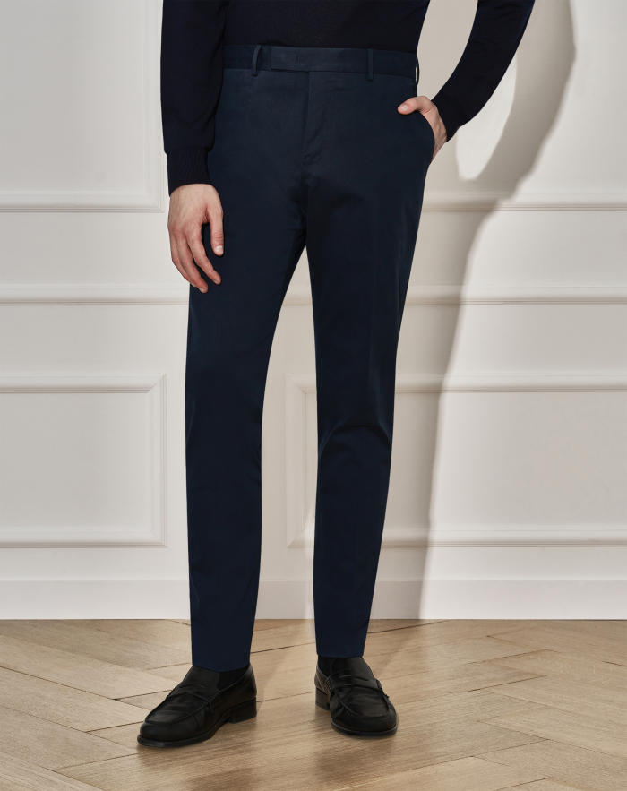 Rebel trousers in stretch gabardine