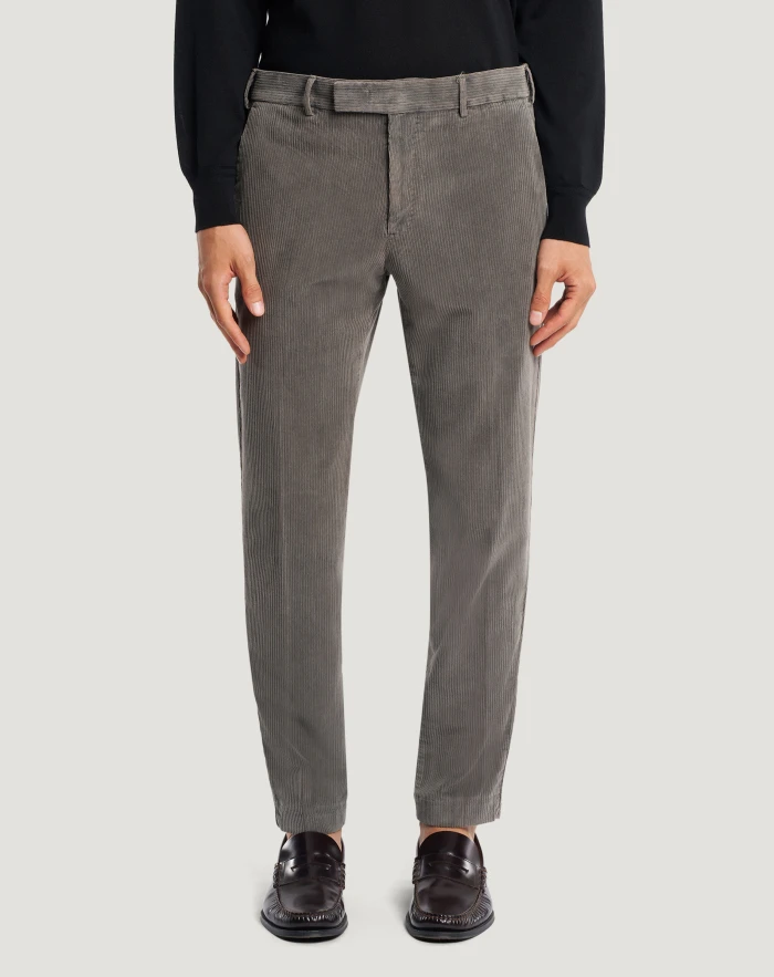 Rebel trousers in délavé velvet