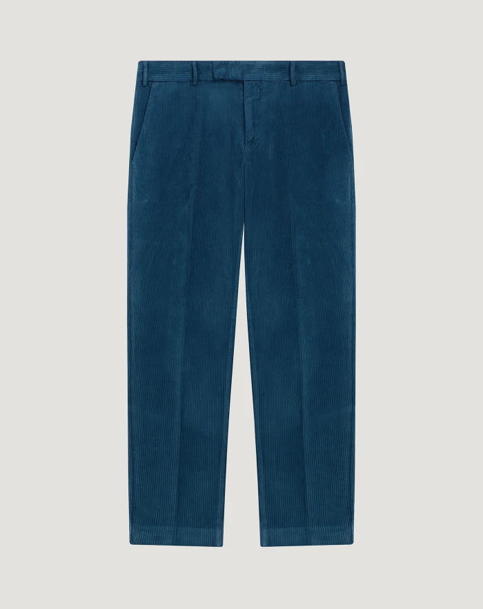 Rebel trousers in délavé velvet