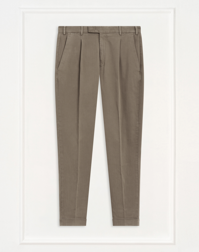 Rebel trousers in stretch herringbone