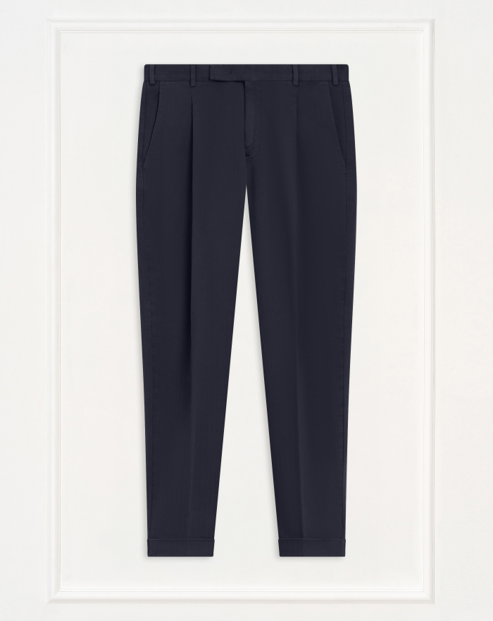 Rebel trousers in stretch herringbone