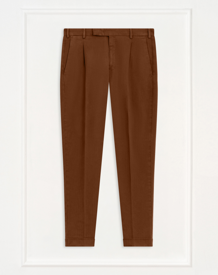Rebel trousers in stretch herringbone
