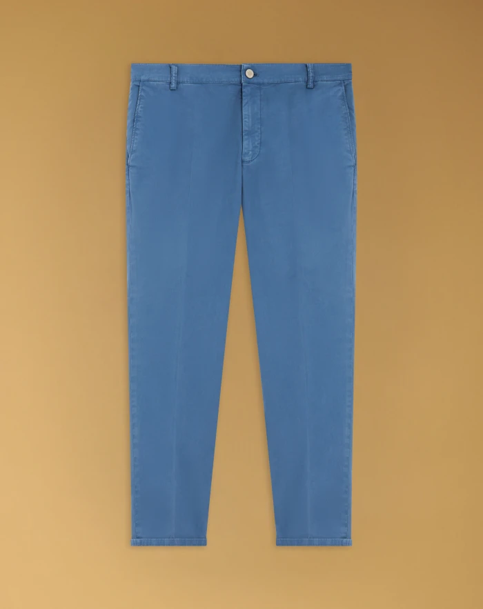 Reggae chino trousers in stretch gabardine