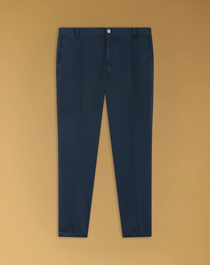 Reggae chino trousers in stretch gabardine