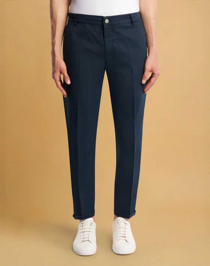 Reggae chino trousers in stretch gabardine
