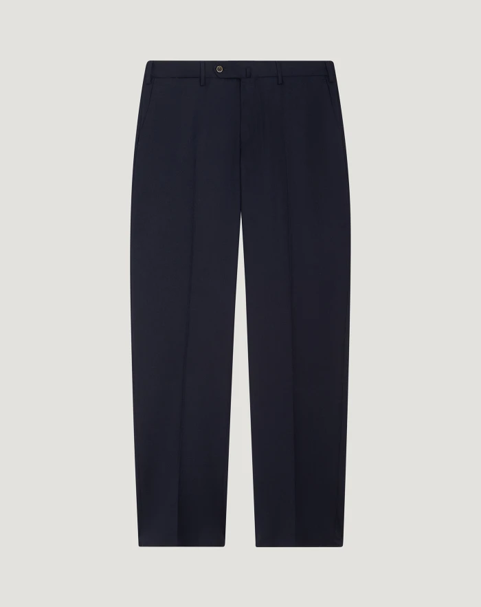 Slim flannel trousers