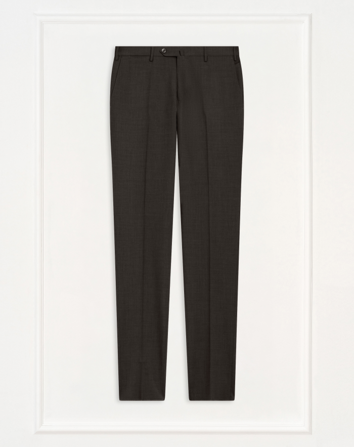 Slim trousers in four-season wool
