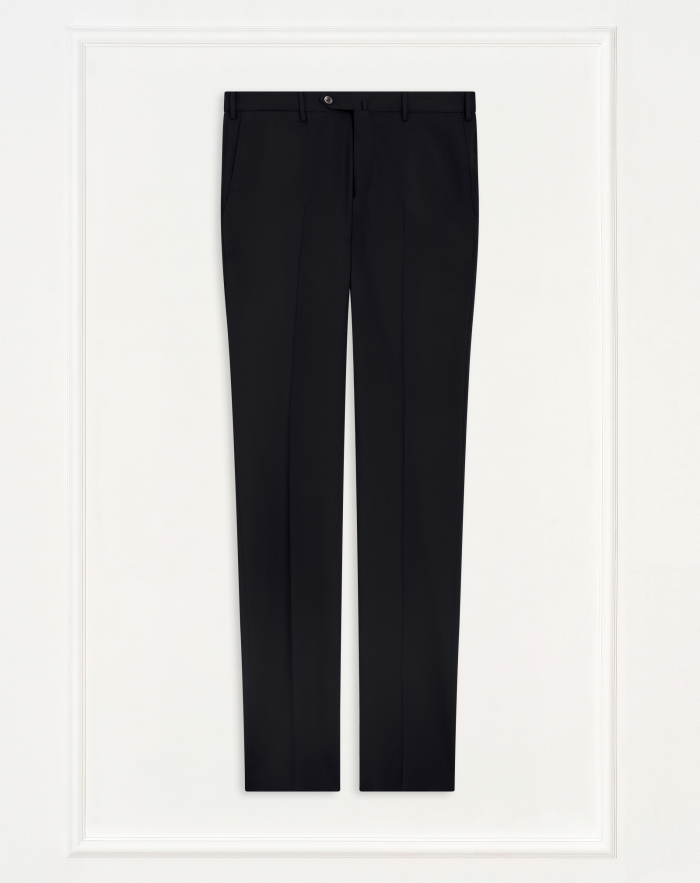 Slim trousers in four-season wool
