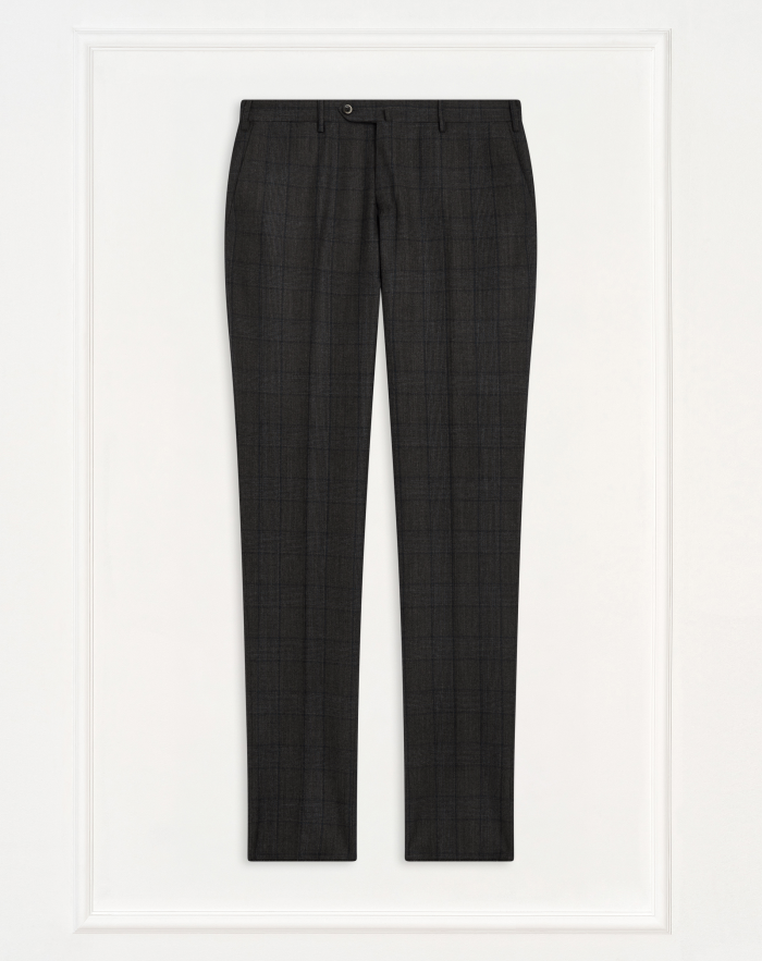 Slim trousers in wool and cashmere