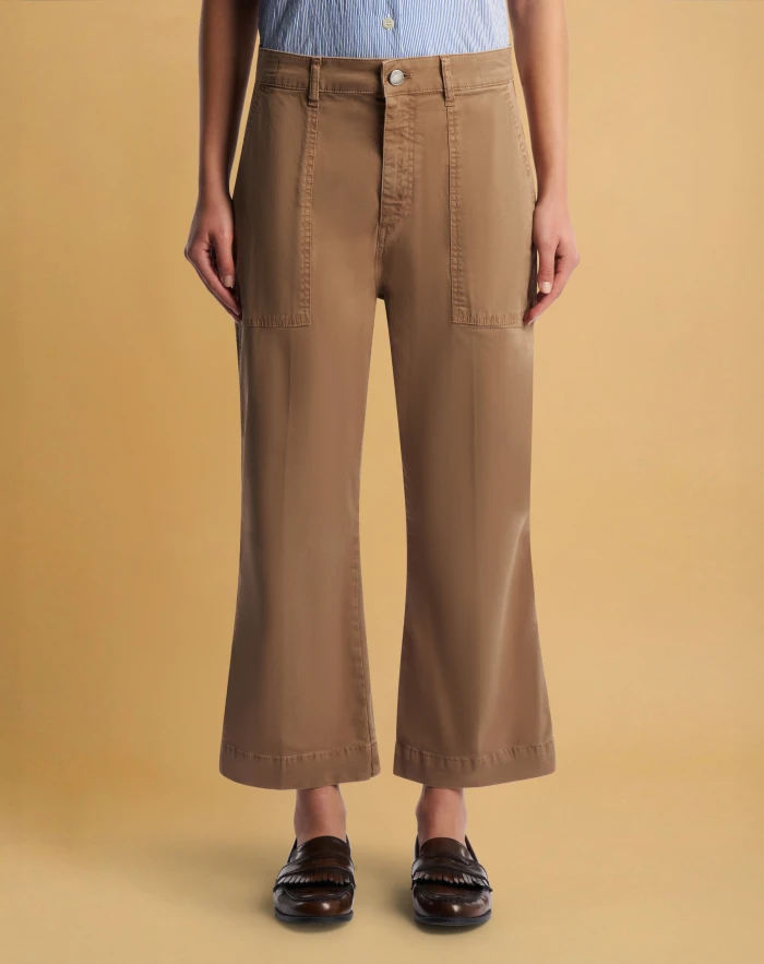 Bella trousers in stretch gabardine