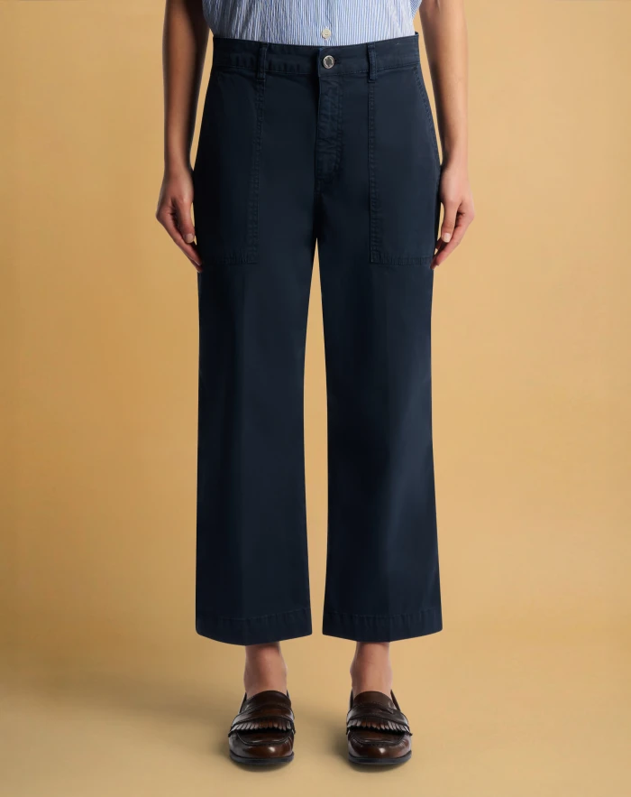 Bella trousers in stretch gabardine