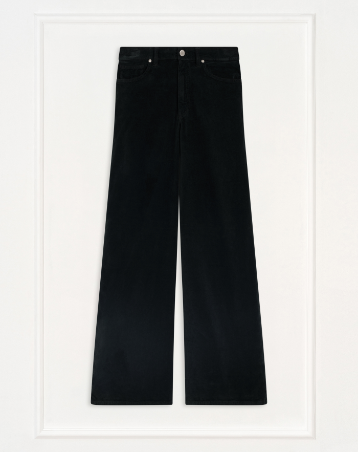 Pantaloni Cindy in velluto stretch