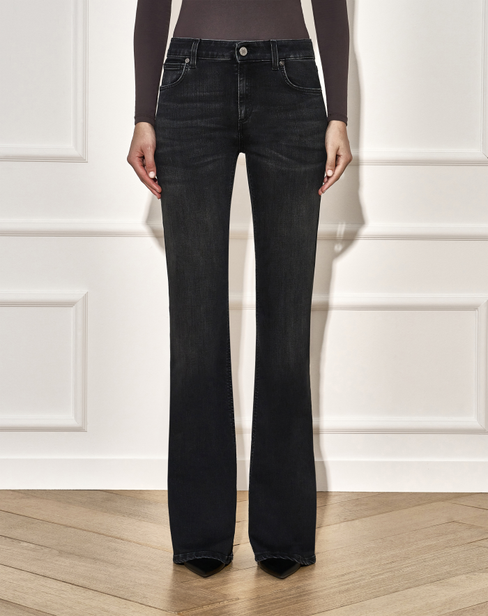 Jeans Eva in black denim