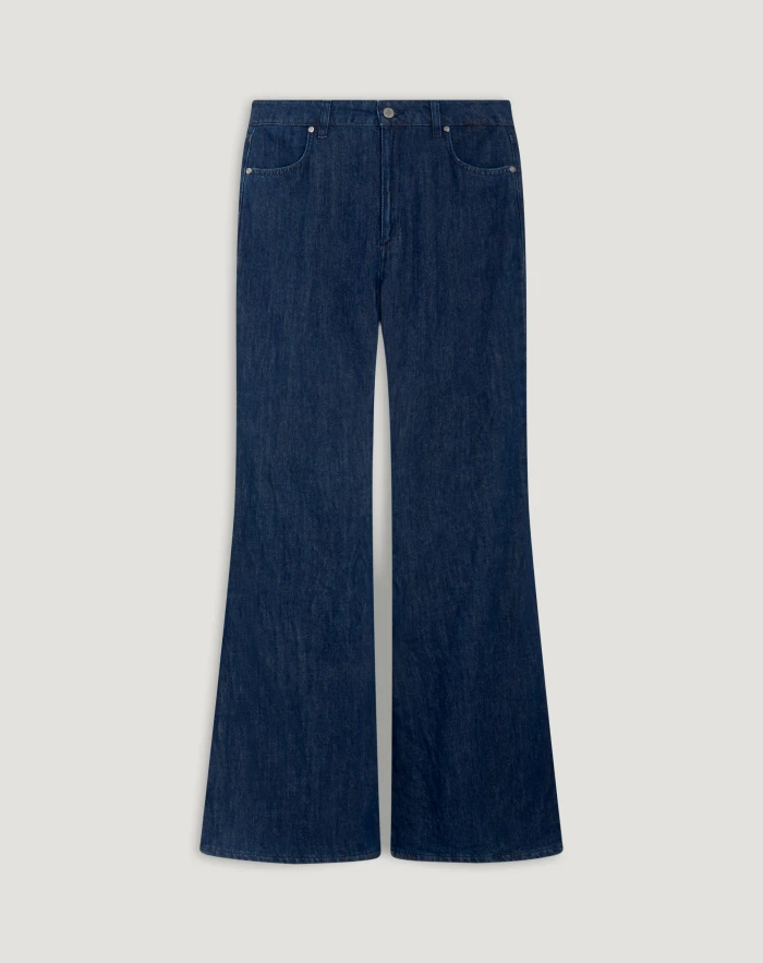 Janet jeans in cotton and linen denim