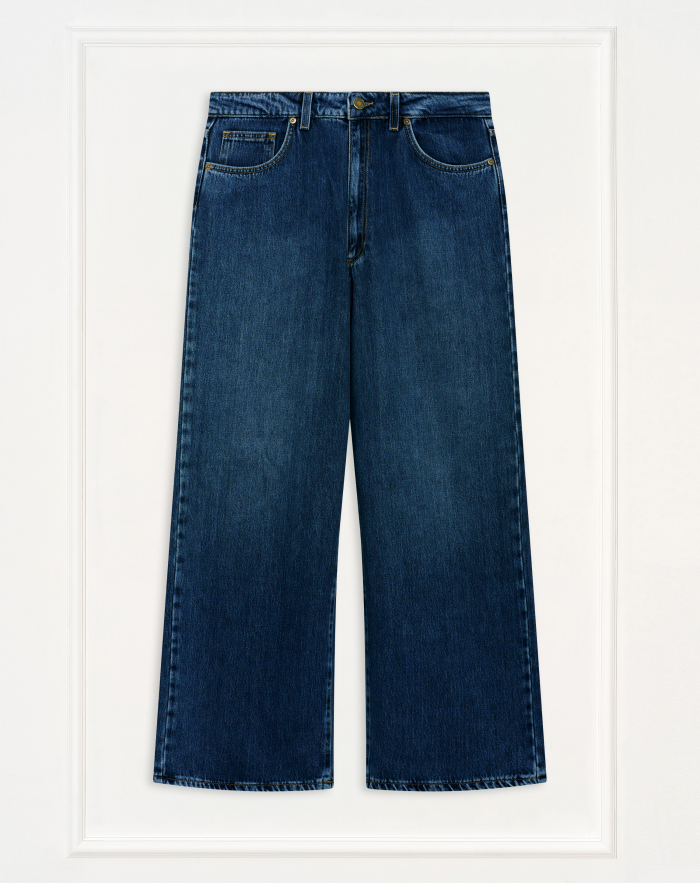 Jeans Miley aus fließendem Denim