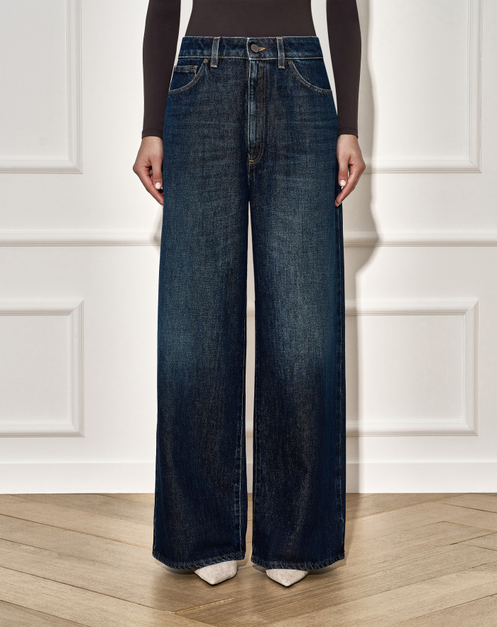 Jeans Miley aus schwerem Denim