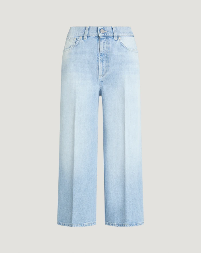 デニム・ジーパン PT TORINO Woman Jeans White C1VPKMZ0SV08T0 Y010 Wide Leg Jeans for Women | PT Torino Official Online Shop